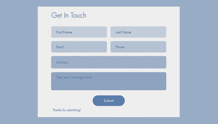 Website Email Contact Forms